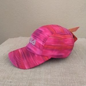 New women's Fila athletic hat pink adjustable